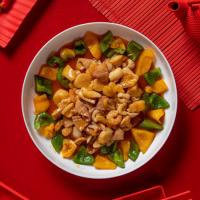 Морепродукты с овощами (полпорции)
